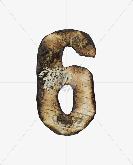 6 from Burned Bark font on Yellow Images Creative Fonts - S53989