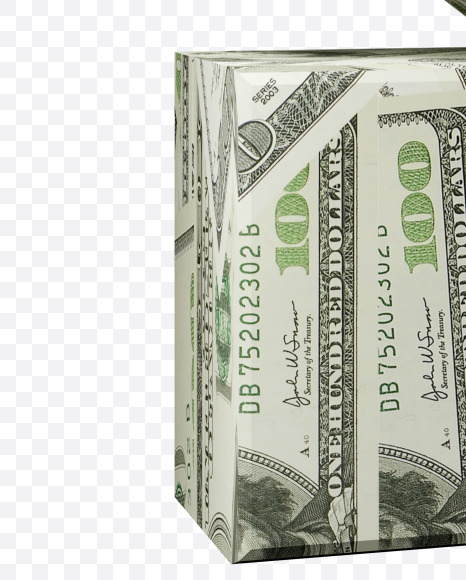 Letter S from US Dollar alphabet on Yellow Images Creative Fonts - S54335