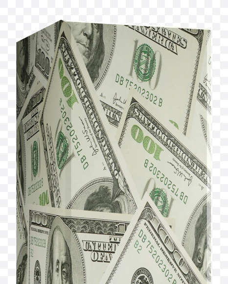 Letter I from US Dollar alphabet on Yellow Images Creative Fonts - S54320