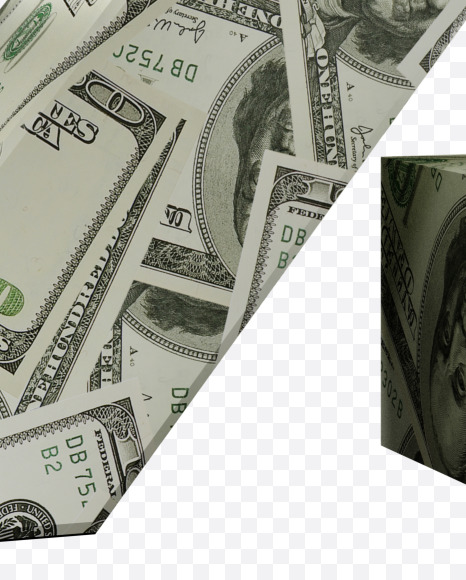 percentage sign from US Dollar alphabet on Yellow Images Creative Fonts - S54329