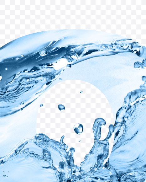 9 from Water font on Yellow Images Creative Fonts - S54663