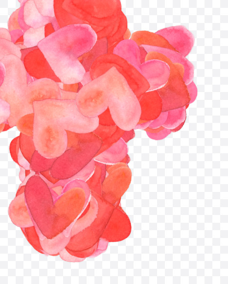 4 from Pink Hearts on Yellow Images Creative Fonts - S54916