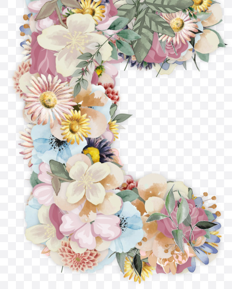 Letter E from Spring Font on Yellow Images Creative Fonts - S55014