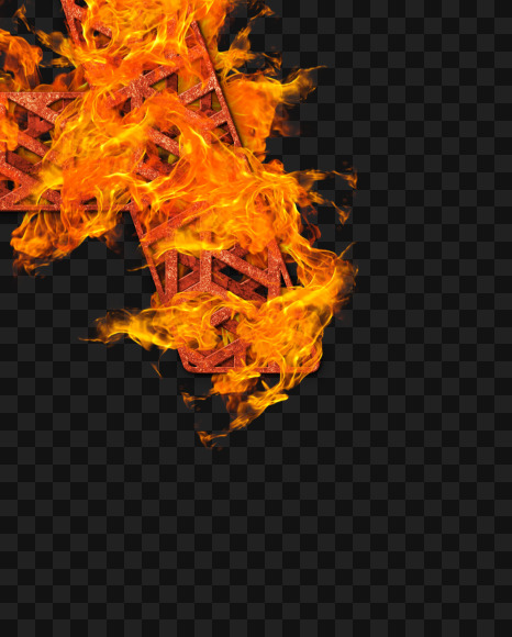 Letter A from ON FIRE on Yellow Images Creative Fonts - S55119