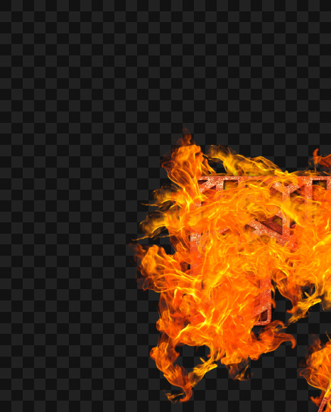 7 from ON FIRE on Yellow Images Creative Fonts - S55179