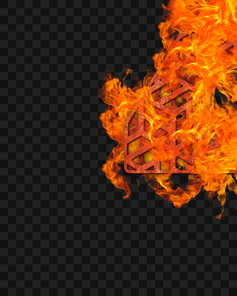 Letter Z from ON FIRE on Yellow Images Creative Fonts - S55144