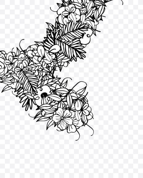 Q 3 from Natural Doodles on Yellow Images Creative Fonts - S55305