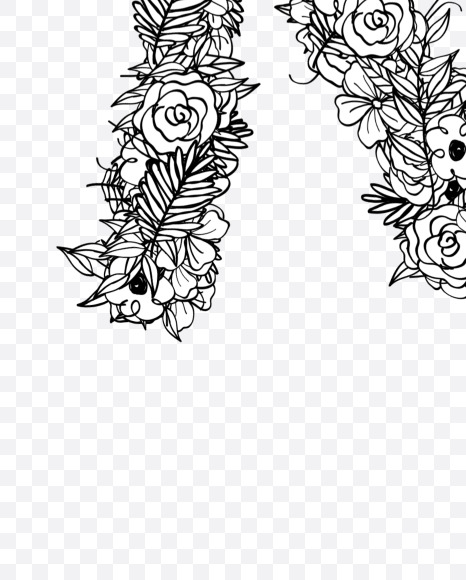 M 3 from Natural Doodles on Yellow Images Creative Fonts - S55293