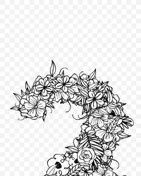 3 v3 from Natural Doodles on Yellow Images Creative Fonts - S55344