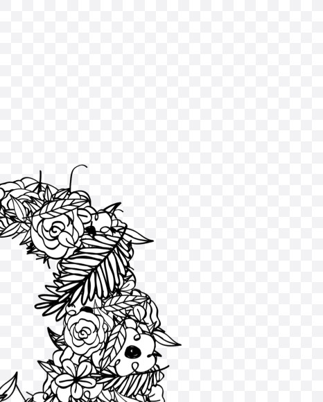 9 v3 from Natural Doodles on Yellow Images Creative Fonts - S55362