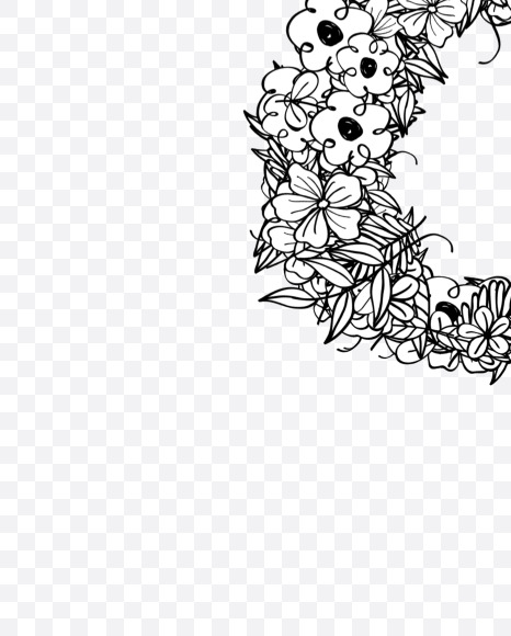 8 v3 from Natural Doodles on Yellow Images Creative Fonts - S55359