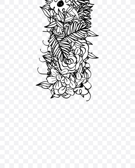 I 3 from Natural Doodles on Yellow Images Creative Fonts - S55281