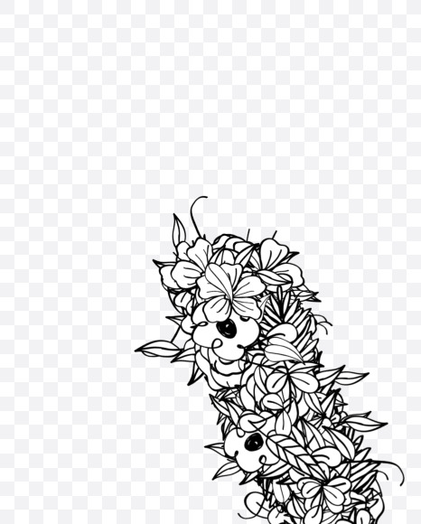 V 1 from Natural Doodles on Yellow Images Creative Fonts - S55318