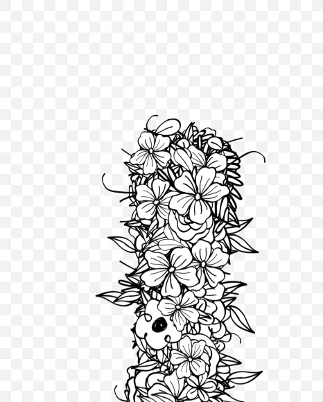 J 1 from Natural Doodles on Yellow Images Creative Fonts - S55282