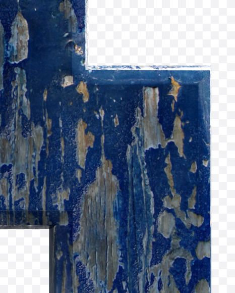Letter B from Worn paint wooden alphabet on Yellow Images Creative Fonts - S55635