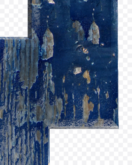 Letter R from Worn paint wooden alphabet on Yellow Images Creative Fonts - S55651