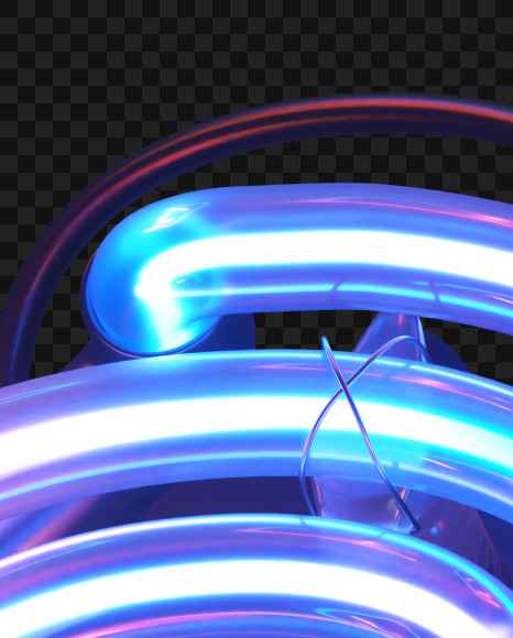 Letter G from Ultra Neon font on Yellow Images Creative Fonts - S55843