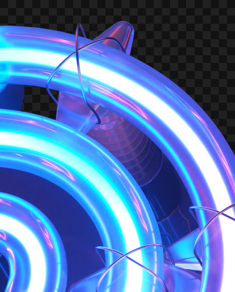 3 from Ultra Neon font on Yellow Images Creative Fonts - S55866