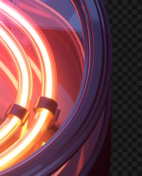 3 from Neon Game font on Yellow Images Creative Fonts - S55954