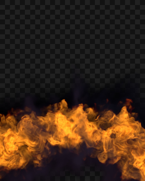 Letter Q from Fire font on Yellow Images Creative Fonts - S55994