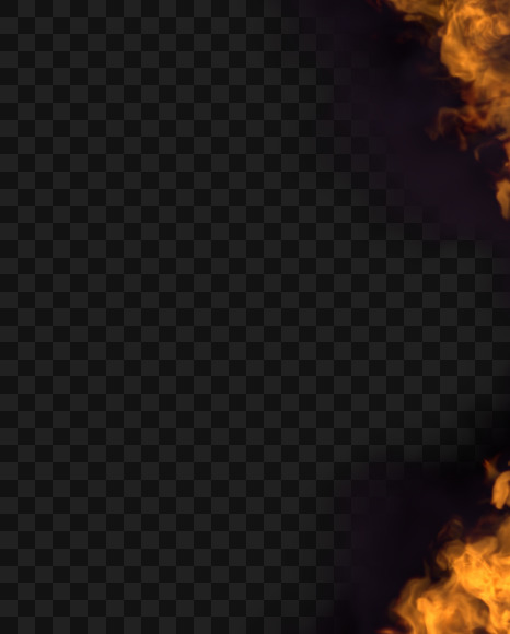 Letter X from Fire font on Yellow Images Creative Fonts - S56001