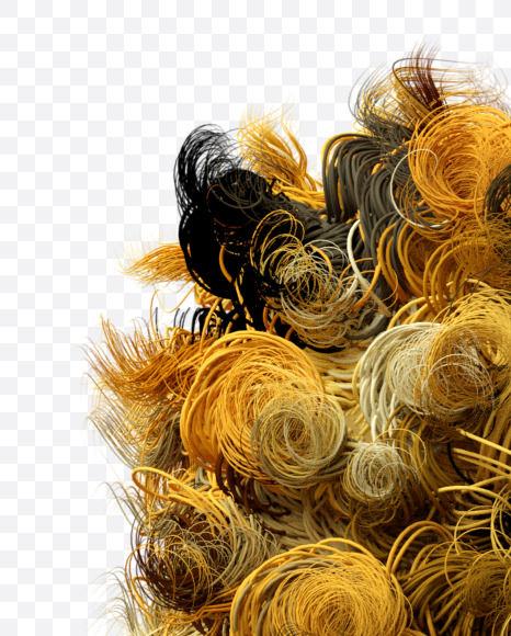 Letter E from Autumn Fur font on Yellow Images Creative Fonts - S56017