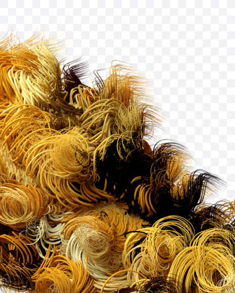 Letter X from Autumn Fur font on Yellow Images Creative Fonts - S56037