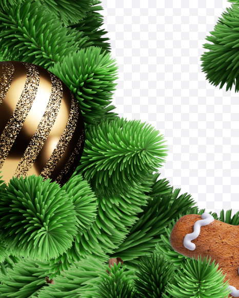 Letter G from Merry Christmas Font on Yellow Images Creative Fonts - S56151