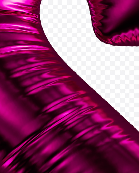 Letter S from Pink Party Balloon font on Yellow Images Creative Fonts - S56213