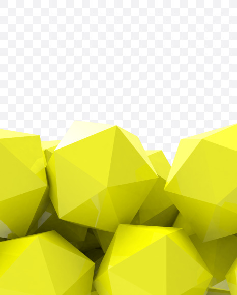 7 from Platonic font (Yellow and Grey) on Yellow Images Creative Fonts - S56537