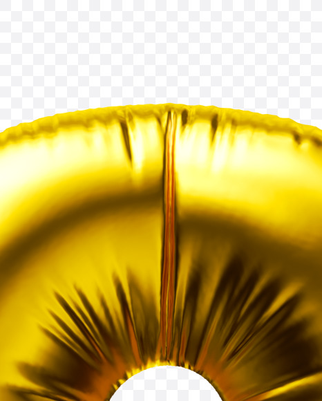 Letter G from Golden Party Balloon font on Yellow Images Creative Fonts - S56680