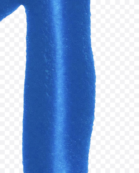 1 from BLUE PAINT FONT on Yellow Images Creative Fonts - S81289