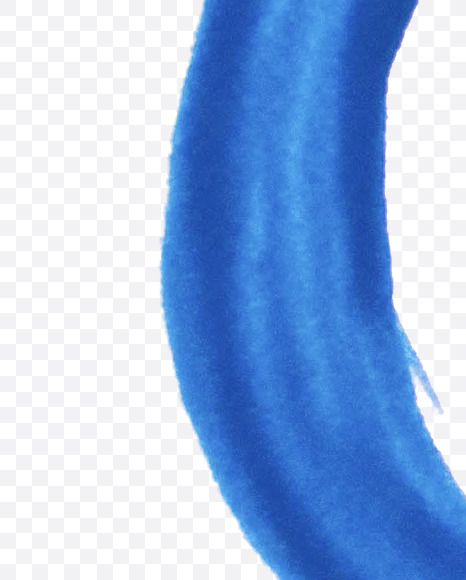 Letter Q from BLUE PAINT FONT on Yellow Images Creative Fonts - S81278