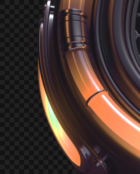 8 from Futuristic Light Font on Yellow Images Creative Fonts - S56914