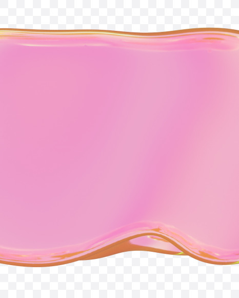 Letter E from Pink Slime on Yellow Images Creative Fonts - S56965