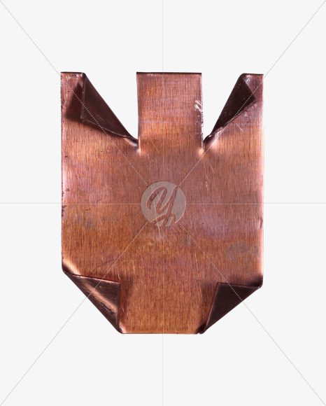 Letter w from Copper Font on Yellow Images Creative Fonts - S57117