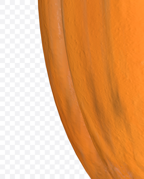 Letter V from Halloween Pumpkin Letters on Yellow Images Creative Fonts - S57216