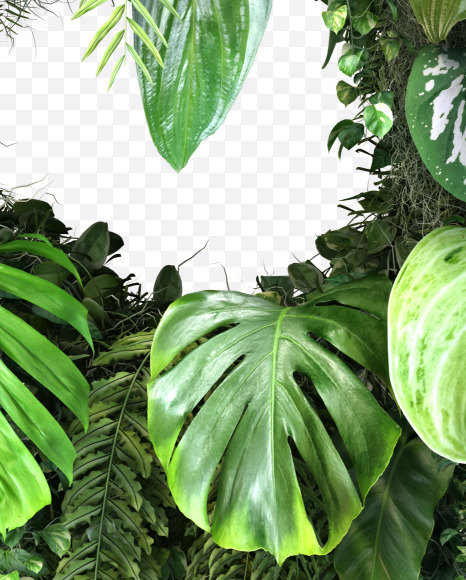 5 from Vertical Garden Font Set 4 on Yellow Images Creative Fonts - S57313