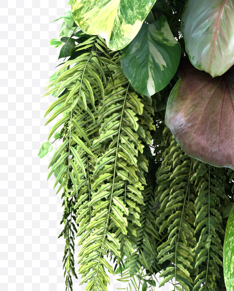 s lowercase from Vertical Garden Font Set 4 on Yellow Images Creative Fonts - S57355