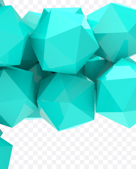 signals from Platonic font (Cyan and Grey) on Yellow Images Creative Fonts - S57531
