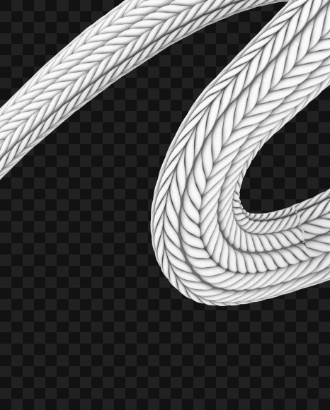 Letter C from Laces for shoes on Yellow Images Creative Fonts - S57717