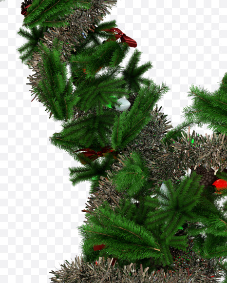 Letter X from Christmas Pine Typeface on Yellow Images Creative Fonts - S57791