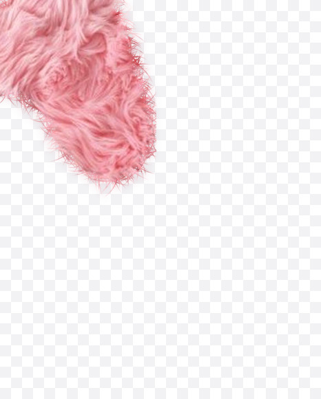 A-Character from Rabbit Fur on Yellow Images Creative Fonts - S57961