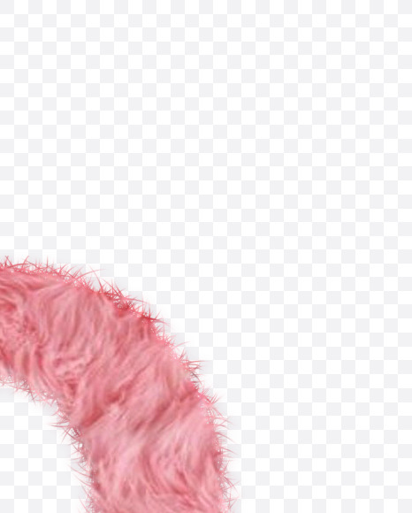 O-Character from Rabbit Fur on Yellow Images Creative Fonts - S57975