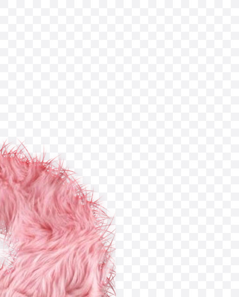 9-Number from Rabbit Fur on Yellow Images Creative Fonts - S57995