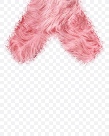 X-Character from Rabbit Fur on Yellow Images Creative Fonts - S57984