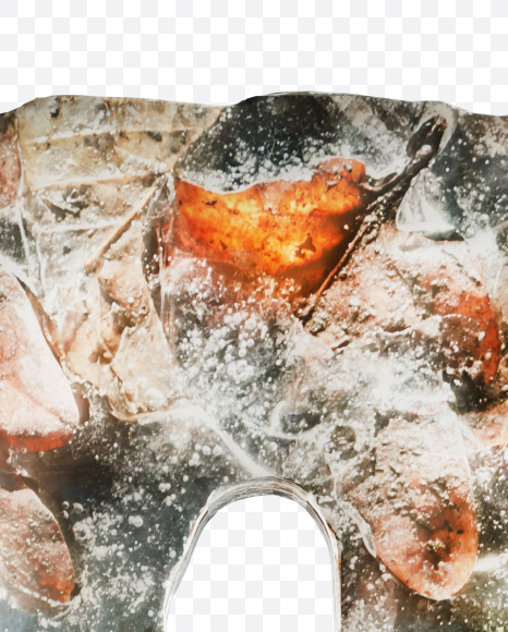 8 from Icy cracked alphabet on Yellow Images Creative Fonts - S58526