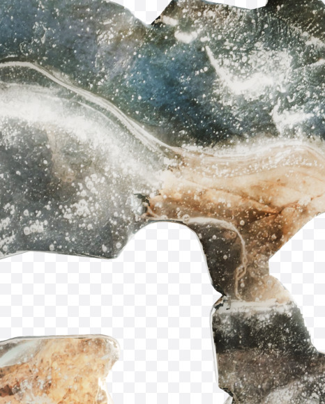 5 from Icy cracked alphabet on Yellow Images Creative Fonts - S58524