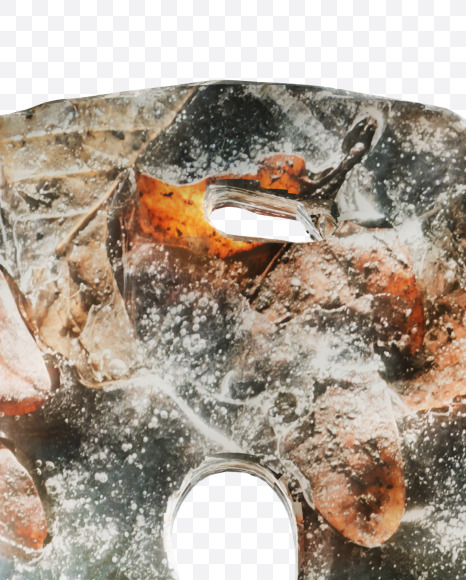 Letter S from Icy cracked alphabet on Yellow Images Creative Fonts - S58507