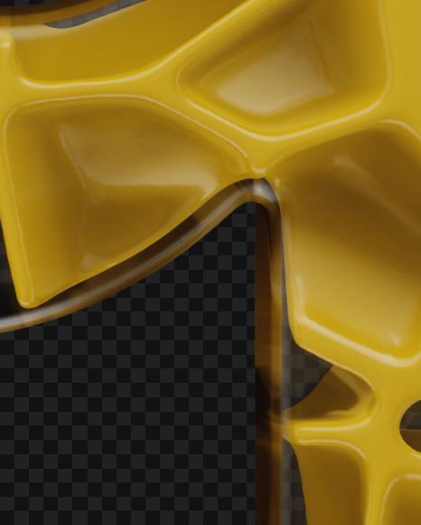 q lowercase from EXO on Yellow Images Creative Fonts - S58644